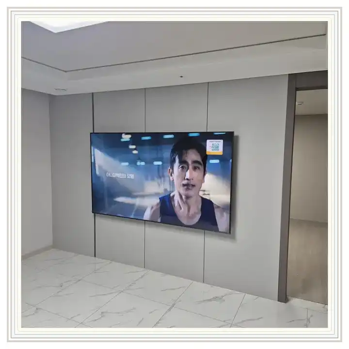 벽걸이TV 거치대 참고 사진 · e편한세상 상록 설치 조건