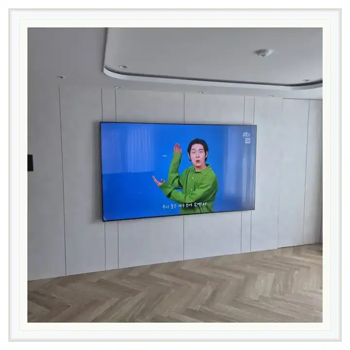 벽걸이TV 거치대 참고 사진 · 삼송3차 아이파크 설치 조건