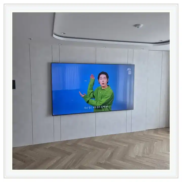 벽걸이TV 거치대 참고 사진 · 병점역 아이파크 캐슬 설치 조건