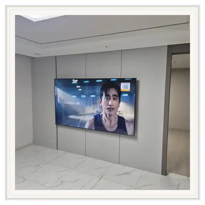 벽걸이TV 거치대 참고 사진 · 매교역 푸르지오 SK뷰 설치 조건