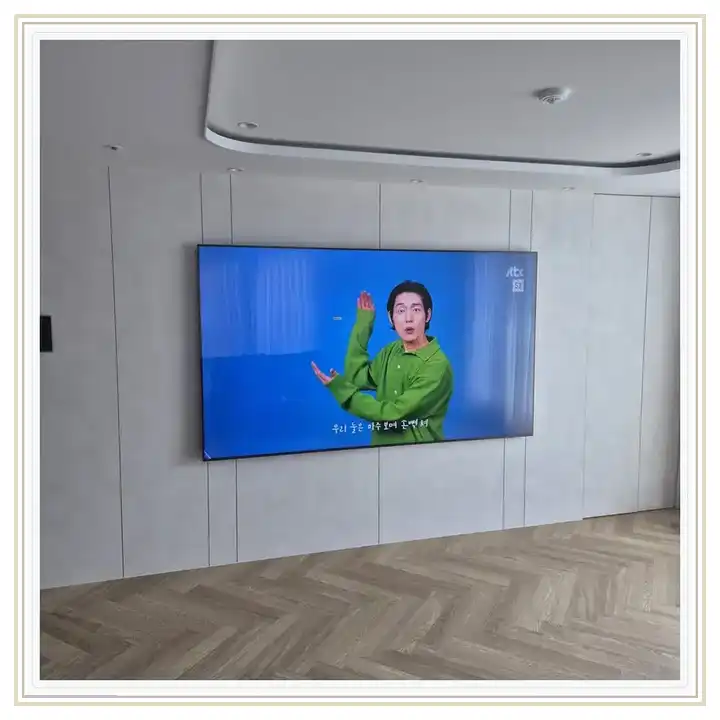 벽걸이TV 거치대 참고 사진 · e편한세상 김포 어반베뉴 설치 조건