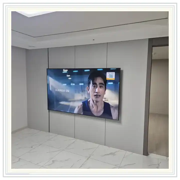 벽걸이TV 거치대 참고 사진 · 힐스테이트 광교산 설치 조건