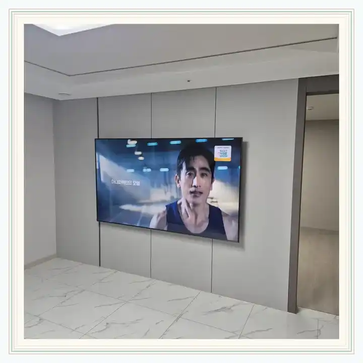 벽걸이TV 거치대 참고 사진 · 군저 서희스타힐스 설치 조건